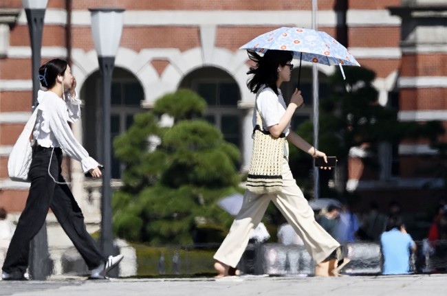 Nhật Bản: Nhiệt độ ở thủ đô Tokyo vượt mức kỷ lục tháng 11 - Ảnh 1.